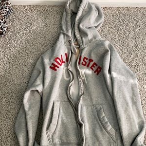 Grey Sweatshirt—Broken Zipper